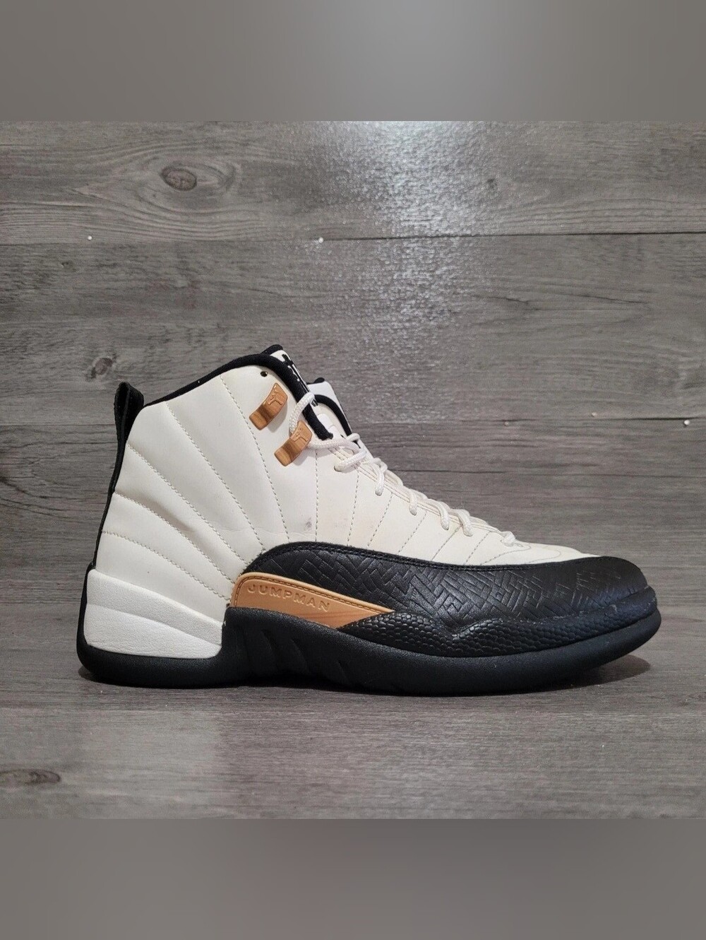 Jordan 12 Retro Chinese New Year Cny Mens Sz 8 Black White Basketball Shoes